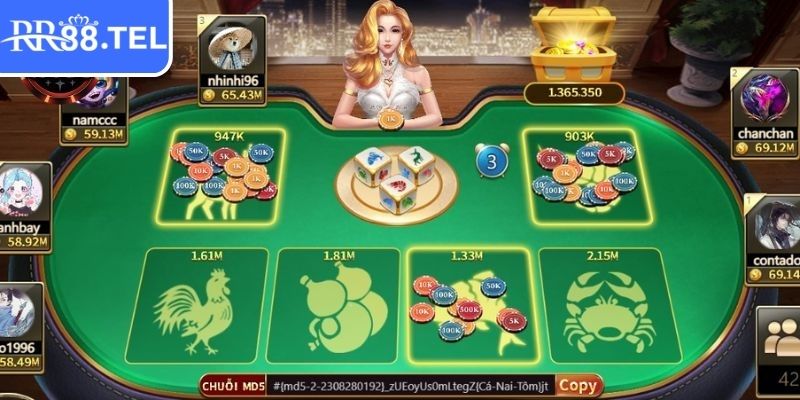 Lựa chọn các biểu tượng cược trong từng lượt chơi