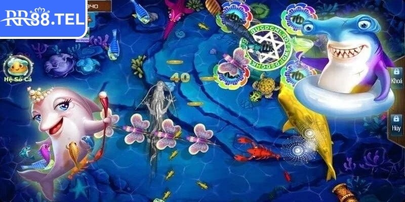 Giao diện trò chơi Jackpot Vua Đại Dương RR88 vô cùng bắt mắt